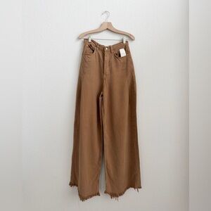 free people brown slouchy jeans